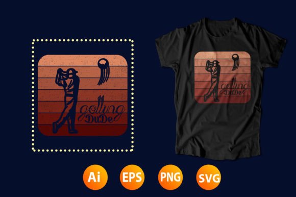 Golf Ball T-shirt Design 14