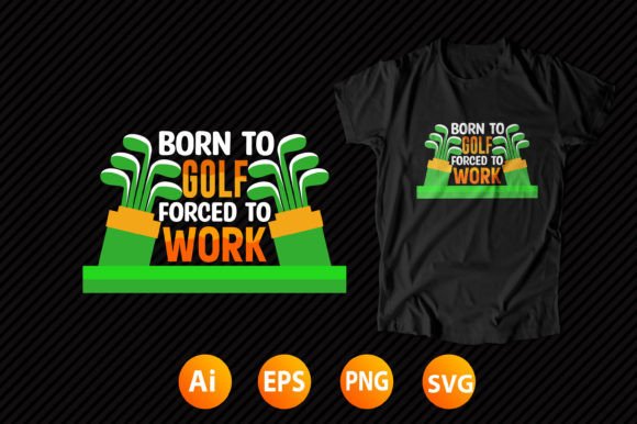 Golf Ball T-Shirt Design 26: Graphics for Local Branding & T-Shirt Designs