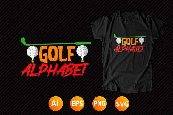 Golf Ball T-shirt Design 45