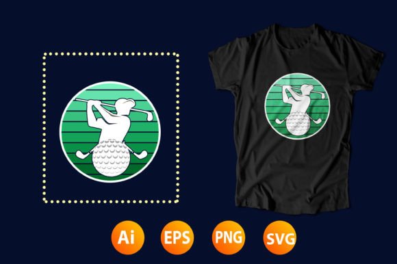 Golf Ball T-shirt Design 54: Graphics for Bold T-Shirt Designs