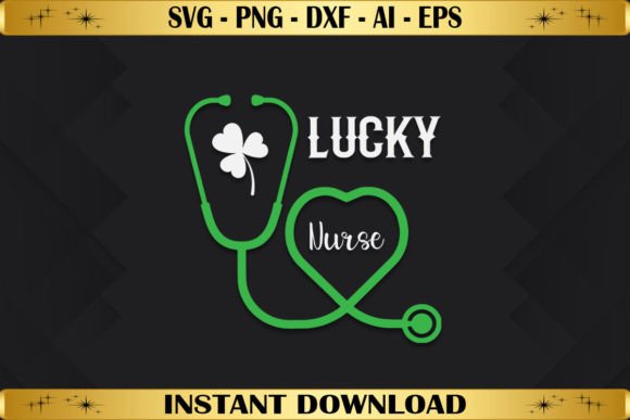 Lucky Nurse Graphics for T-Shirt Designs