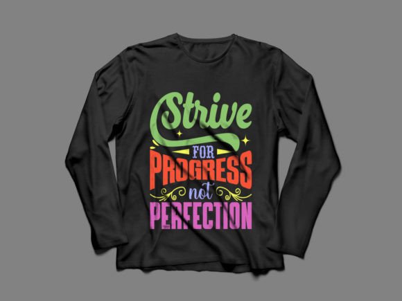 Strive for Progress Graphics: T-Shirt Designs That Elevate Editorial Content