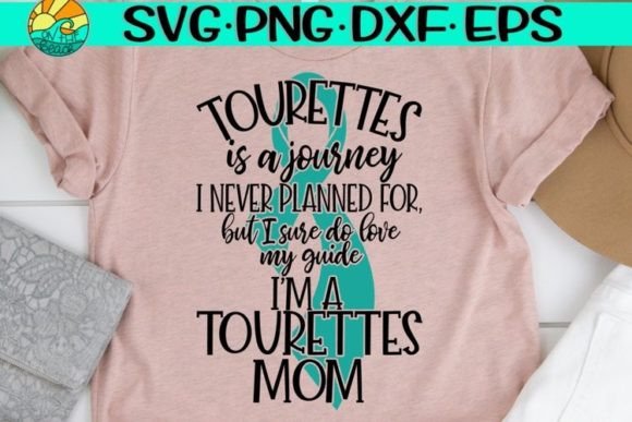 Tourettes Mom Journey SVG Awareness: Graphics & T-Shirt Designs