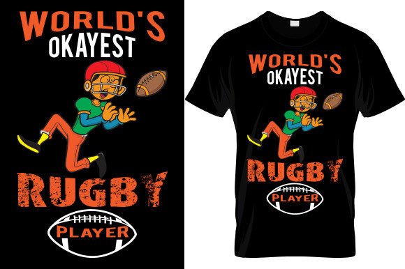 World’s Okay Est Rugby Graphics & T-Shirt Designs